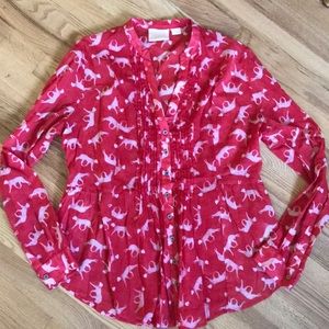 Anthropologie Maeve button down large